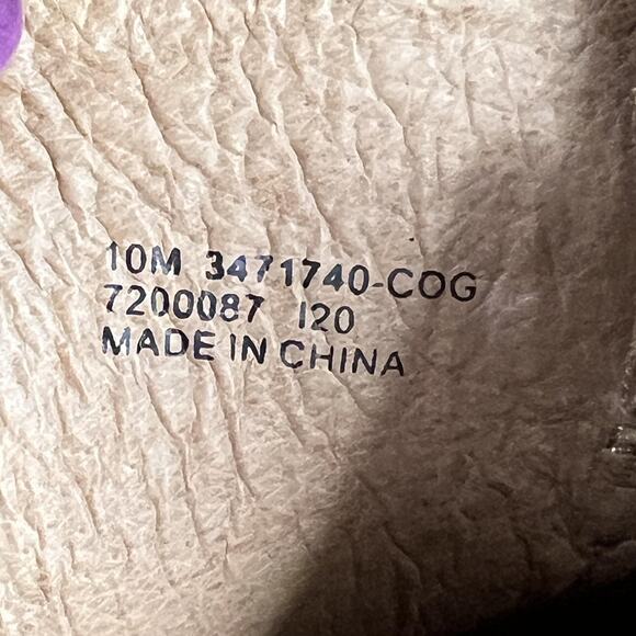 Frye Reina Ankle Boots 10 Cognac Suede Western Ankle Zip Stacked Heel Booties - Picture 4 of 15